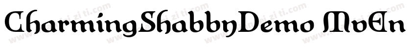 CharmingShabbyDemo-MvEn字体转换