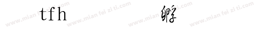 毛tfh毡字体转换