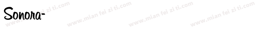 Sonora字体转换