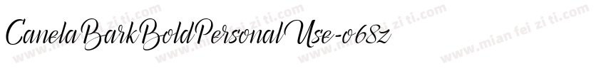 CanelaBarkBoldPersonalUse-o68z字体转换