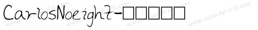 CarlosNoeight字体转换