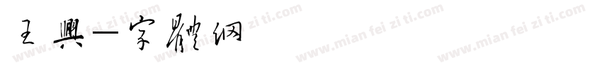 王兴兵字体转换
