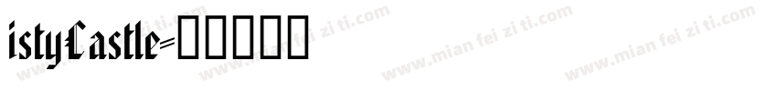 istyCastle字体转换