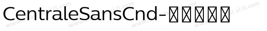 CentraleSansCnd字体转换