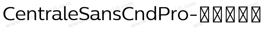 CentraleSansCndPro字体转换