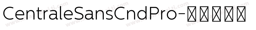 CentraleSansCndPro字体转换