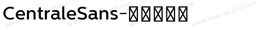 CentraleSans字体转换