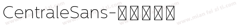 CentraleSans字体转换