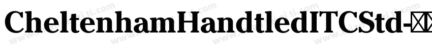 CheltenhamHandtledITCStd字体转换