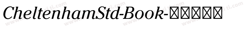 CheltenhamStd-Book字体转换