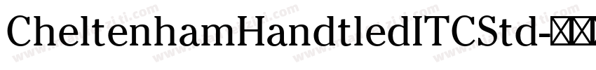 CheltenhamHandtledITCStd字体转换