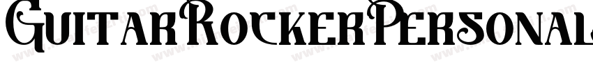 GuitarRockerPersonaluse字体转换
