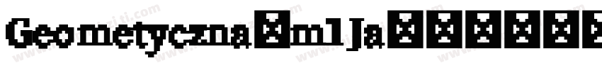 Geometyczna-m1Ja字体转换