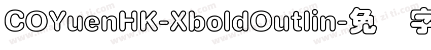 COYuenHK-XboldOutlin字体转换