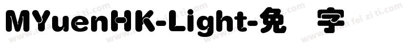 MYuenHK-Light字体转换