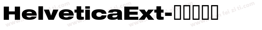 HelveticaExt字体转换
