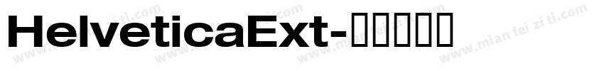 HelveticaExt字体转换