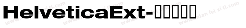 HelveticaExt字体转换