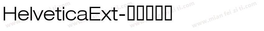 HelveticaExt字体转换
