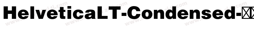 HelveticaLT-Condensed字体转换