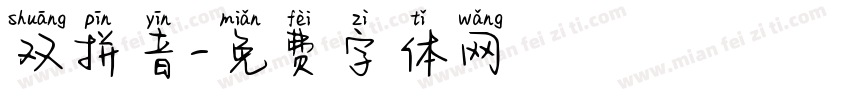 双拼音字体转换
