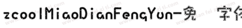 zcoolMiaoDianFengYun字体转换