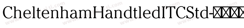 CheltenhamHandtledITCStd字体转换
