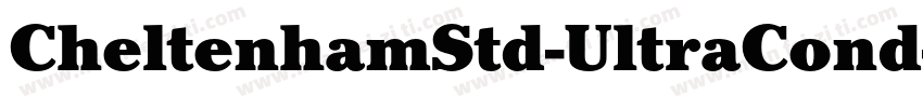 CheltenhamStd-UltraCond字体转换