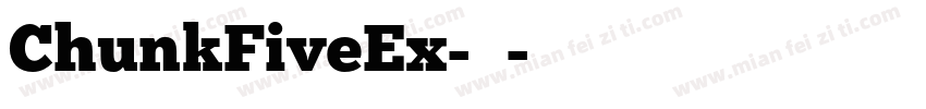 ChunkFiveEx-常规字体转换