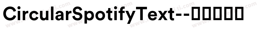 CircularSpotifyText-字体转换