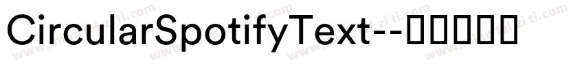 CircularSpotifyText-字体转换