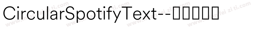 CircularSpotifyText-字体转换