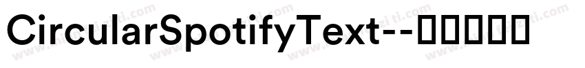 CircularSpotifyText-字体转换