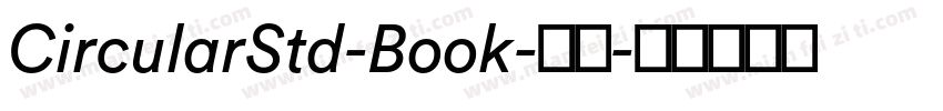 CircularStd-Book-普通字体转换