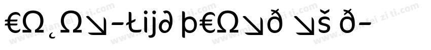 Cocon-LightCondensed字体转换