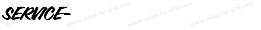SERVICE字体转换