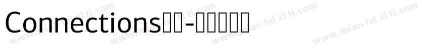 Connections字体字体转换
