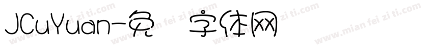 JCuYuan字体转换