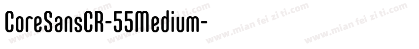 CoreSansCR-55Medium字体转换