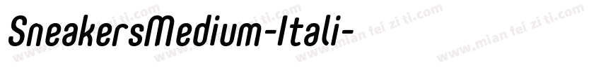 SneakersMedium-Itali字体转换