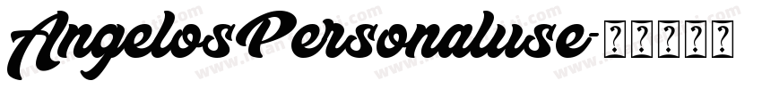 AngelosPersonaluse字体转换