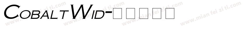 CobaltWid字体转换