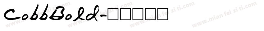 CobbBold字体转换