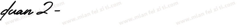 duan2字体转换