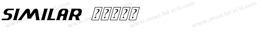 similar字体转换