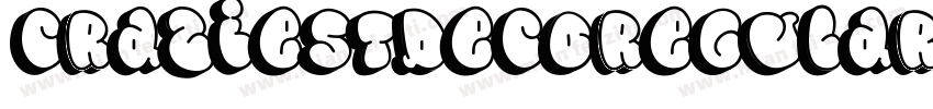 CraziestDecoRegular-X9na字体转换