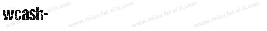 wcash字体转换