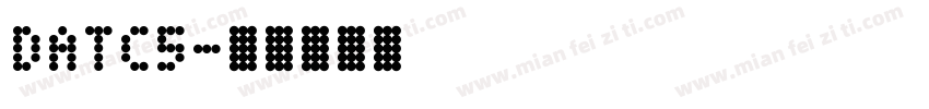 Datc5字体转换