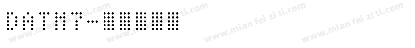 DATM7字体转换