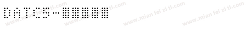 Datc5字体转换